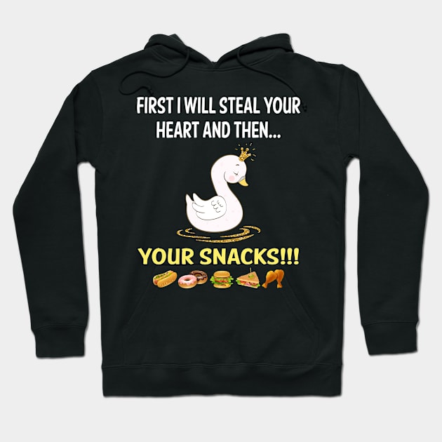 Steal Heart Swan 16 Hoodie by blakelan128